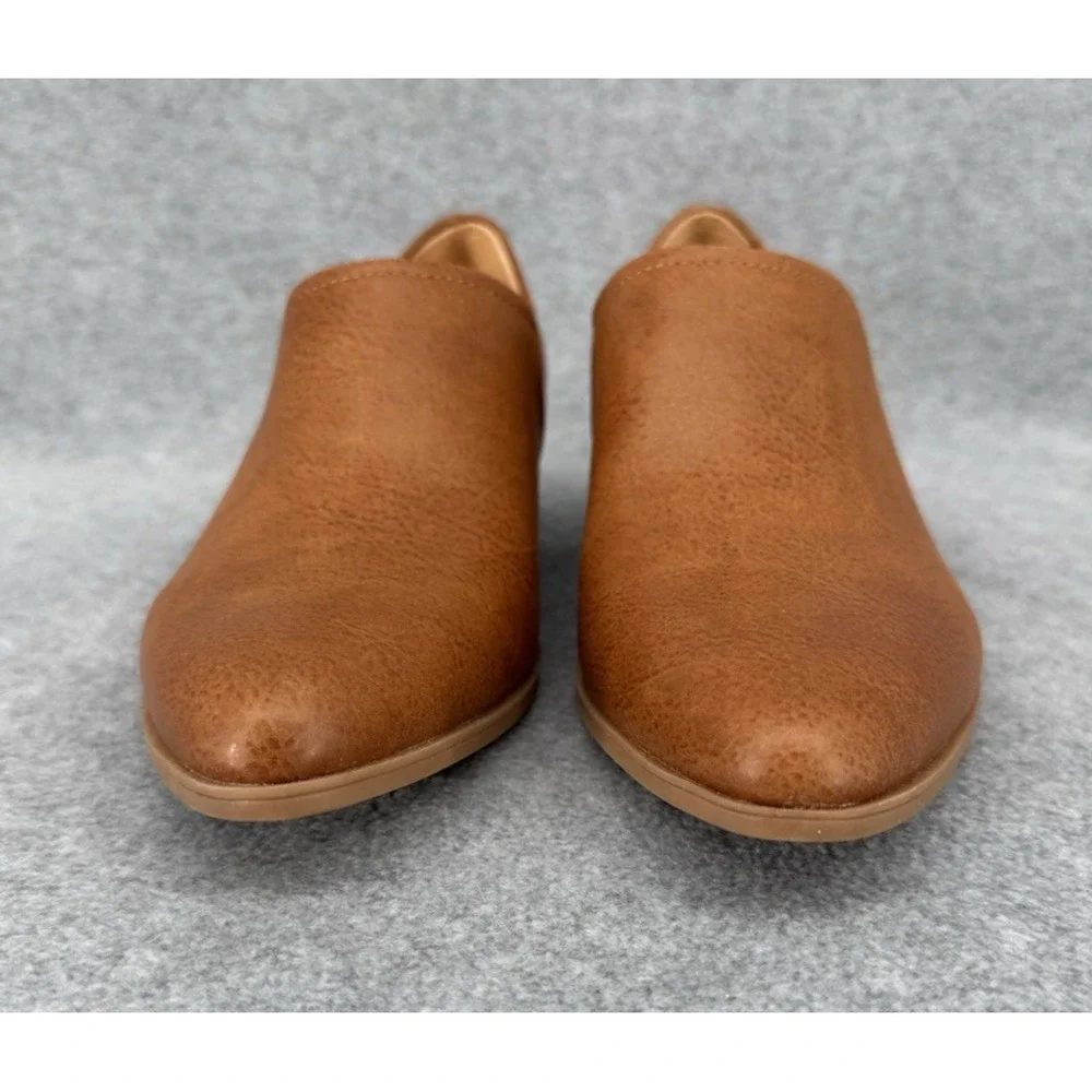 Naturalizer Women's Brown Slip On Loafer Heels Comfort Shoes Size 6M‎